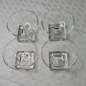MCM 4 Cambridge Crystal Glass Sherbets
